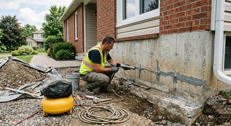 Basement Foundation Repair in Exeter, RI