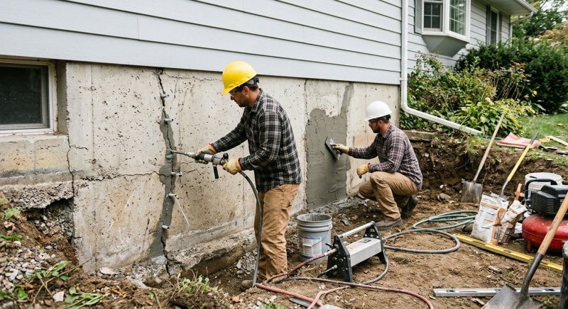 Basement Foundation Repair in Niantic, CT