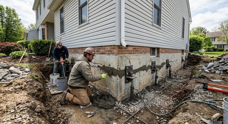 Basement Foundation Repair in Old Lyme, CT