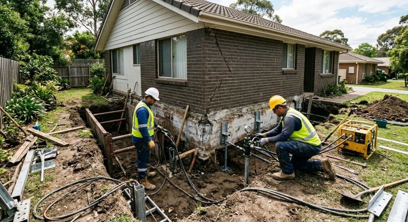 Building Foundation Repair in Jewett City, CT