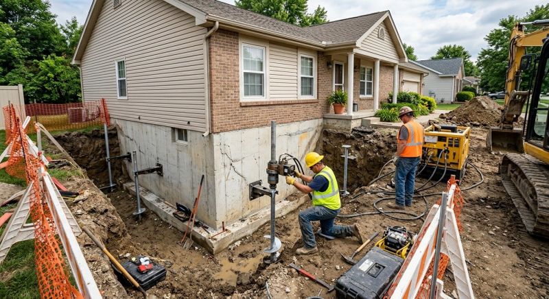 Building Foundation Repair in Pawcatuck, CT