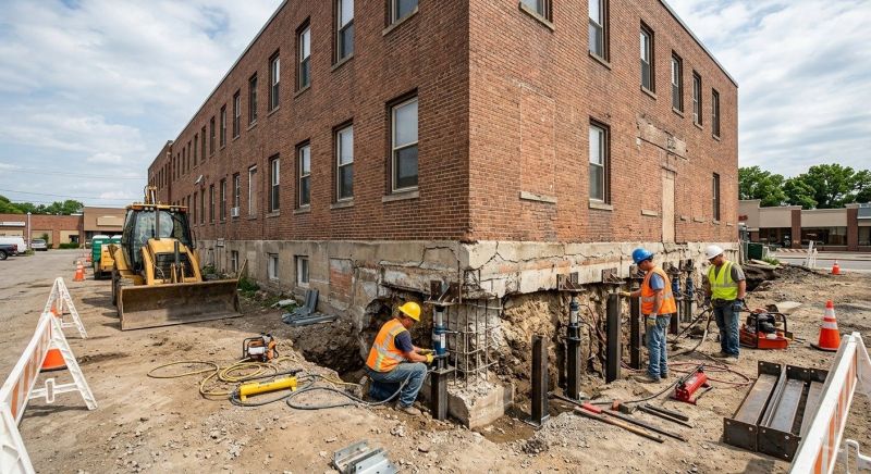 Commercial Foundation Repair in Norwich, CT