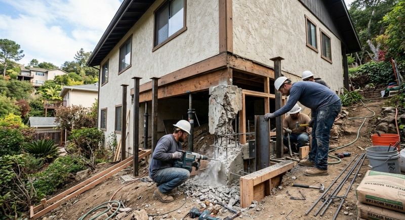 Concrete Foundation Repair in Colchester, CT