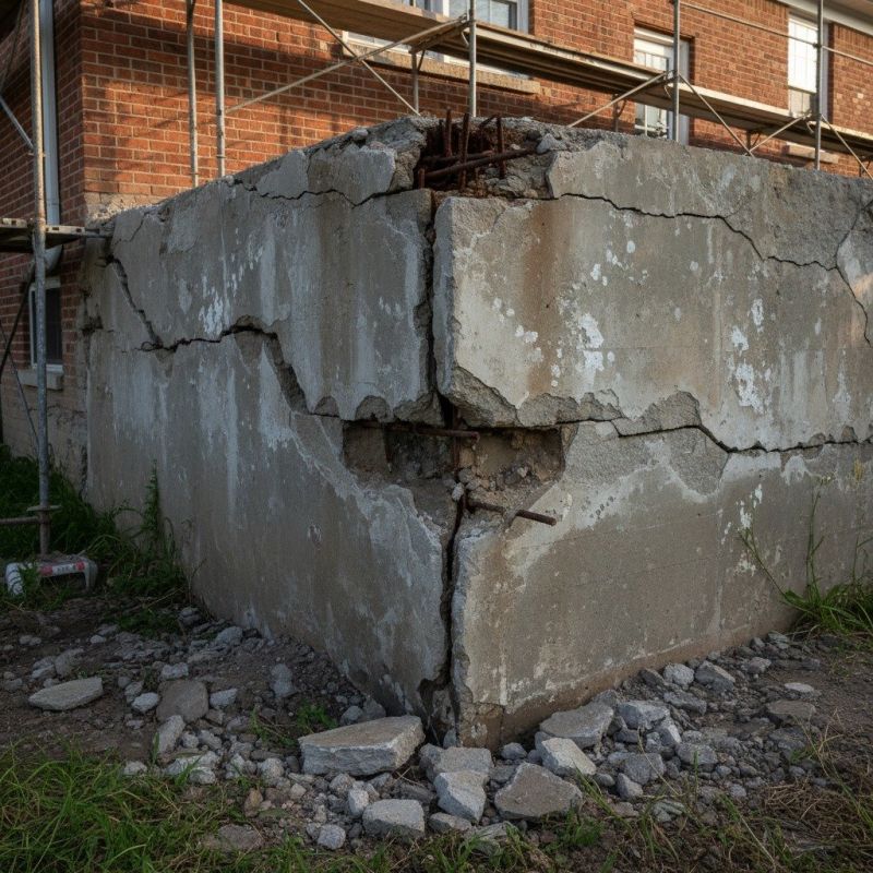 Cracked Foundation Repair in Quaker Hill, CT