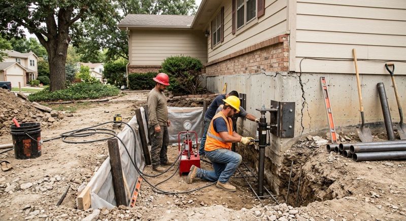 Cracked Foundation Repair in Westerly, RI