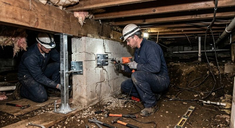 Crawlspace Foundation Repair in Hebron, CT