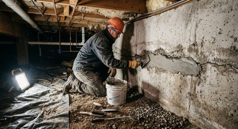 Crawlspace Foundation Repair in Norwich, CT