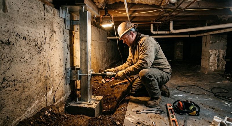 Crawlspace Foundation Repair in Pomfret Center, CT