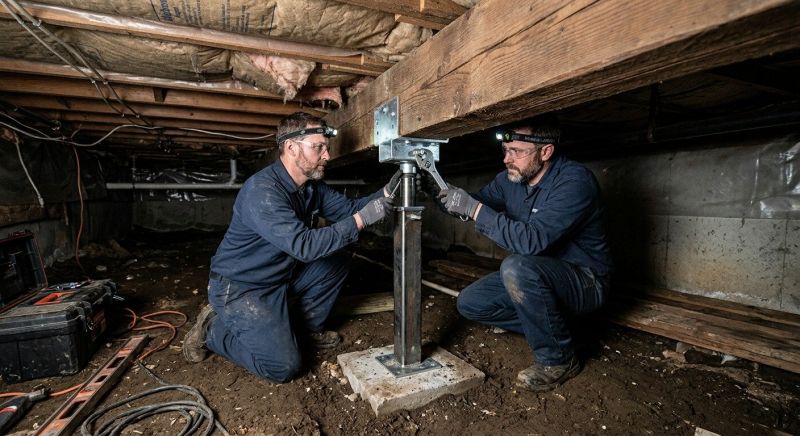 Crawlspace Foundation Repair in West Greenwich, RI