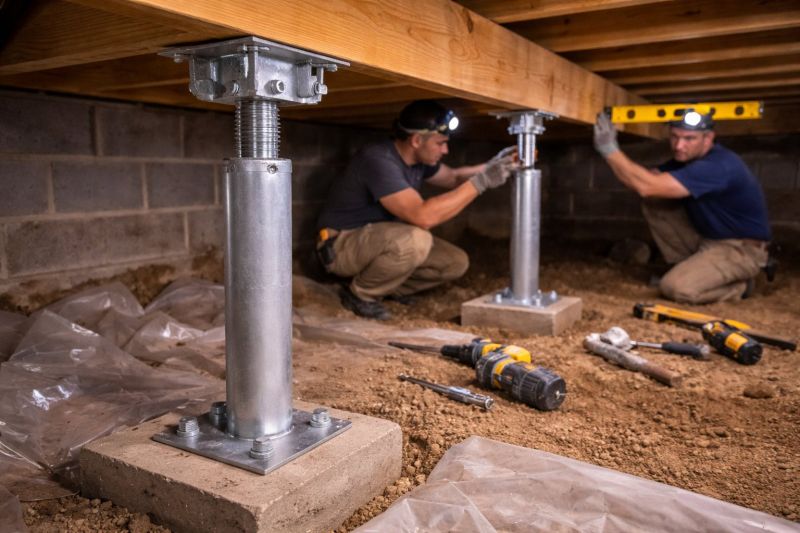 Crawlspace Structural Repair in Norwich, CT