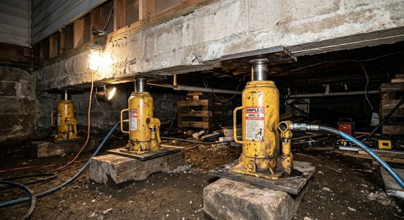 Foundation Jacking in Bradford, RI