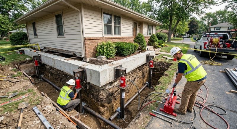 Foundation Jacking in Coventry, CT