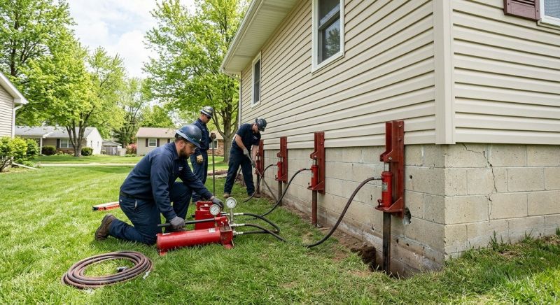 Foundation Jacking in Coventry, RI