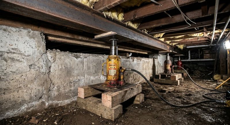 Foundation Jacking in Ledyard, CT
