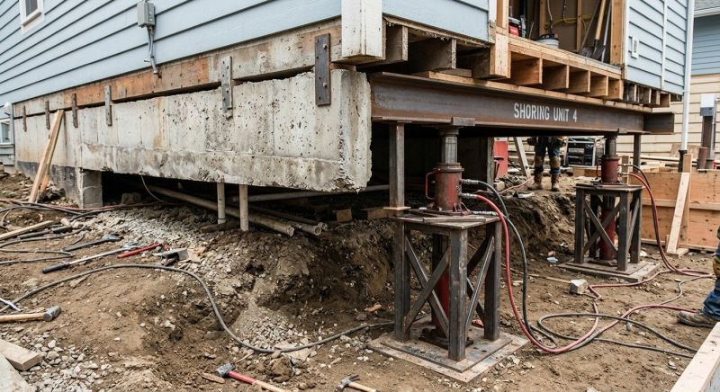 Foundation Jacking in Old Lyme, CT