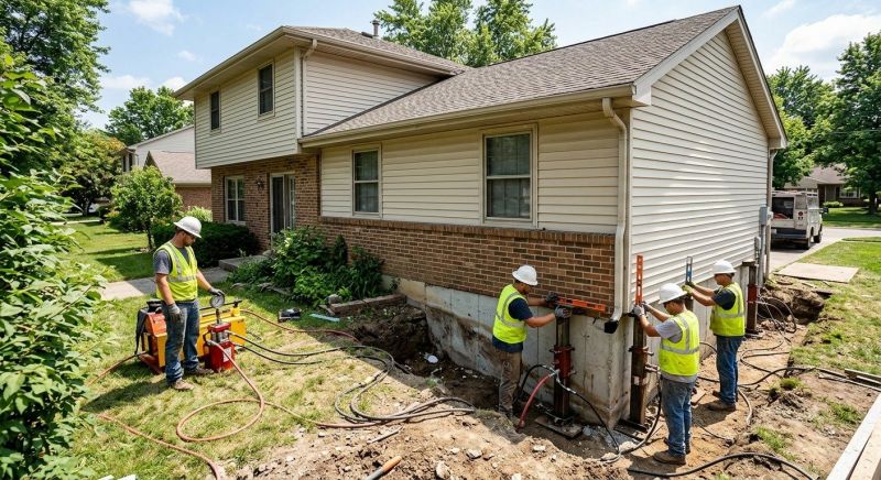 Foundation Jacking in Pomfret Center, CT