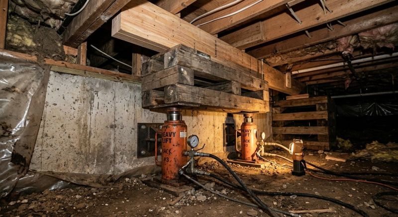 Foundation Jacking in Preston, CT