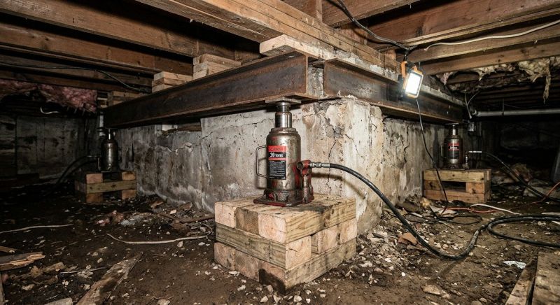 Foundation Jacking in Preston, CT