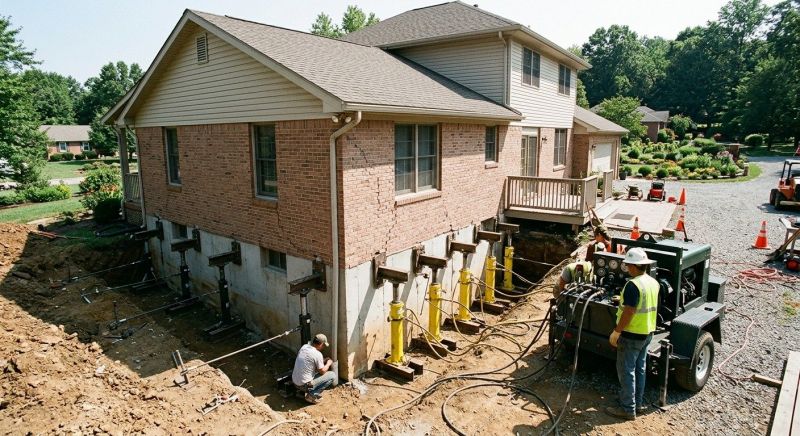 Foundation Jacking in Storrs Mansfield, CT