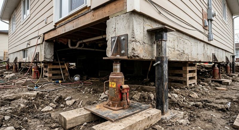 Foundation Jacking in Westerly, RI