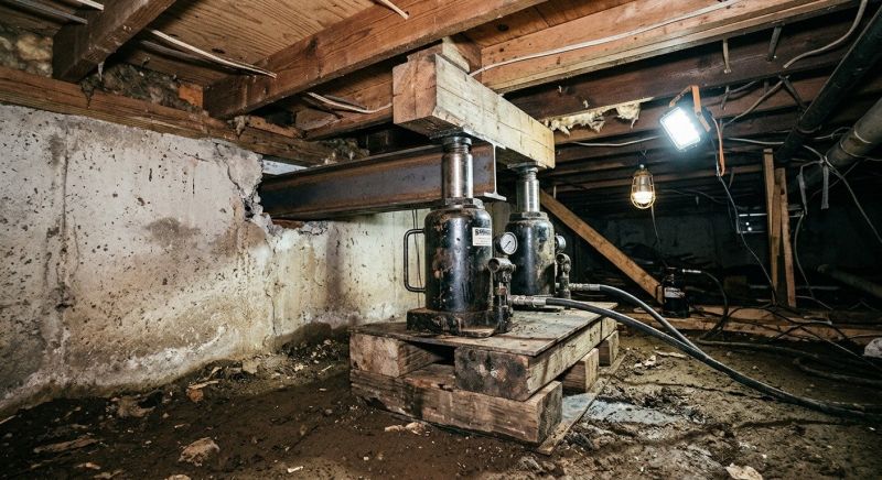 Foundation Jacking in Westerly, RI