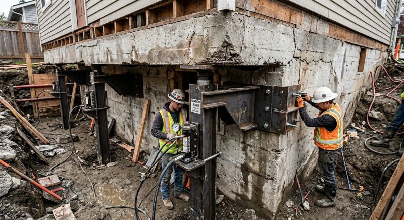 Foundation Lifting in Coventry, RI
