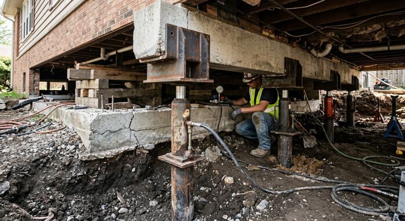 Foundation Lifting in Plainfield, CT