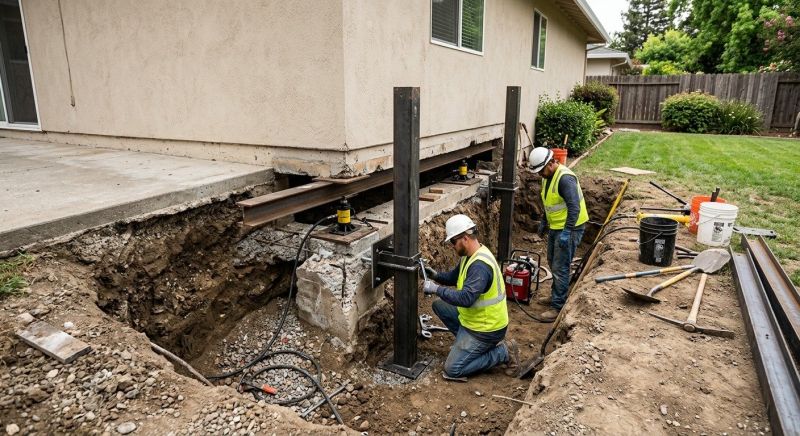 Foundation Pier Repair in Norwich, CT