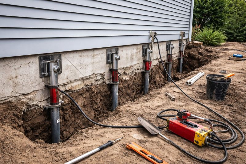 Foundation Pier Repair in Norwich, CT