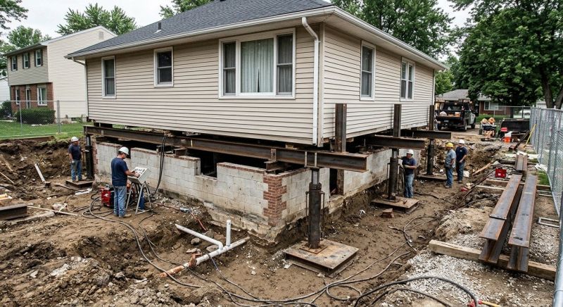 Foundation Raising in Stonington, CT