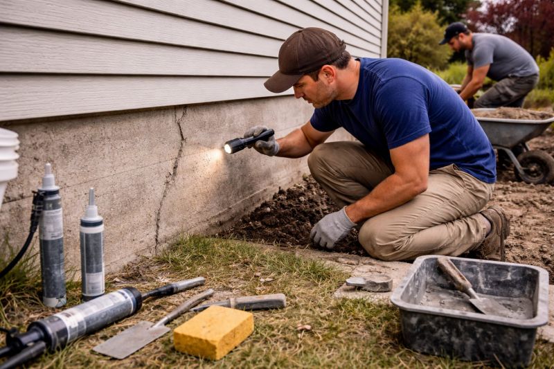 Foundation Repair in Quaker Hill, CT