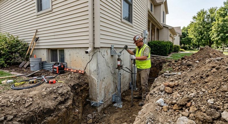 Foundation Stabilizing in Gales Ferry, CT