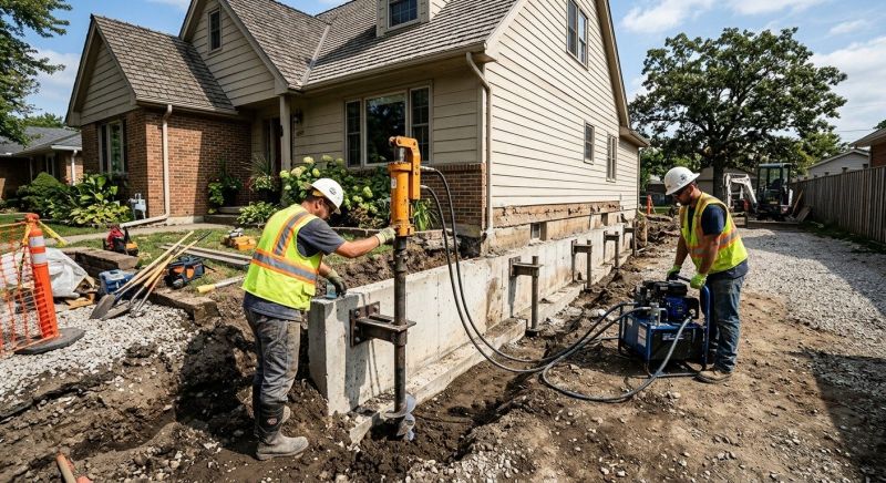Foundation Stabilizing in Norwich, CT