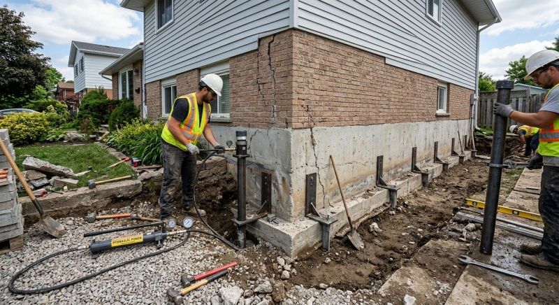 Foundation Stabilizing in West Greenwich, RI
