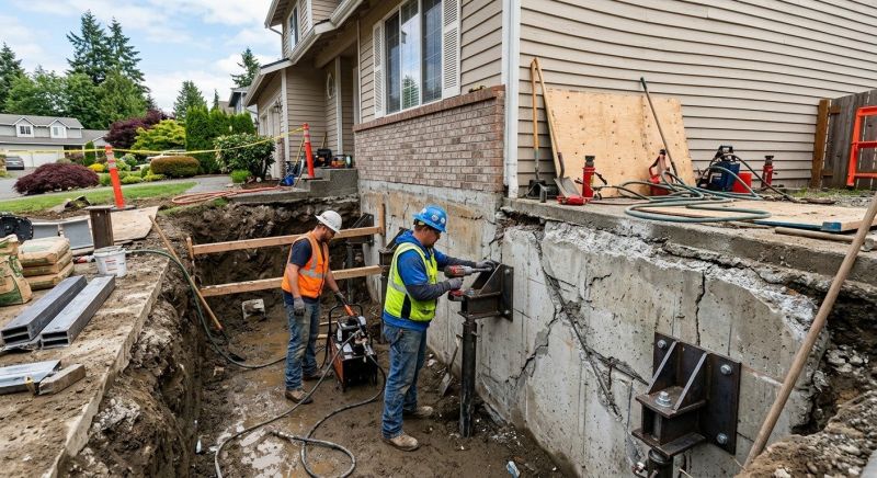 Foundation Structural Repair in East Hampton, CT