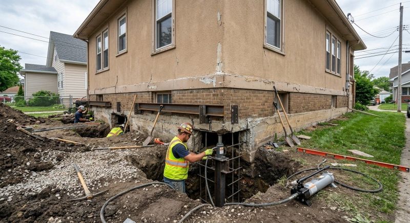 Foundation Underpinning in Norwich, CT