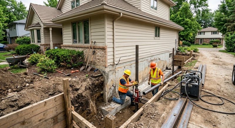 Home Foundation Repair in Hope Valley, RI