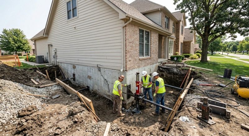 House Foundation Repair in Hebron, CT