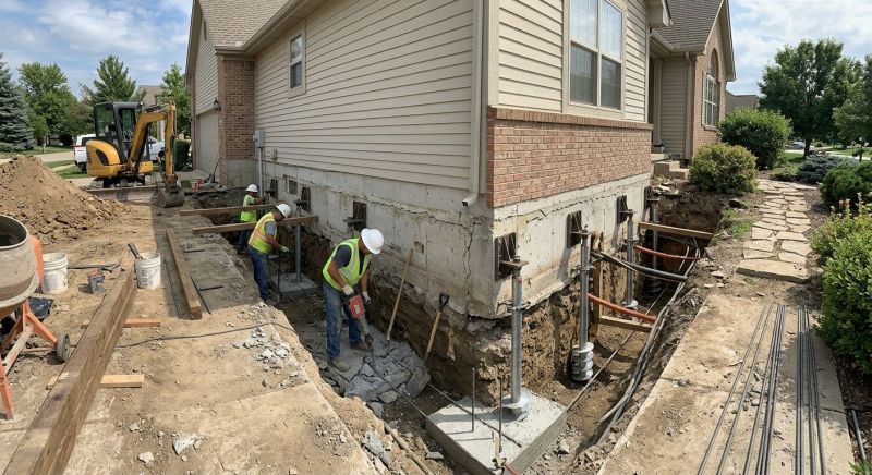 House Underpinning in Norwich, CT