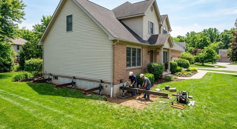 Settling Foundation Service in Colchester, CT