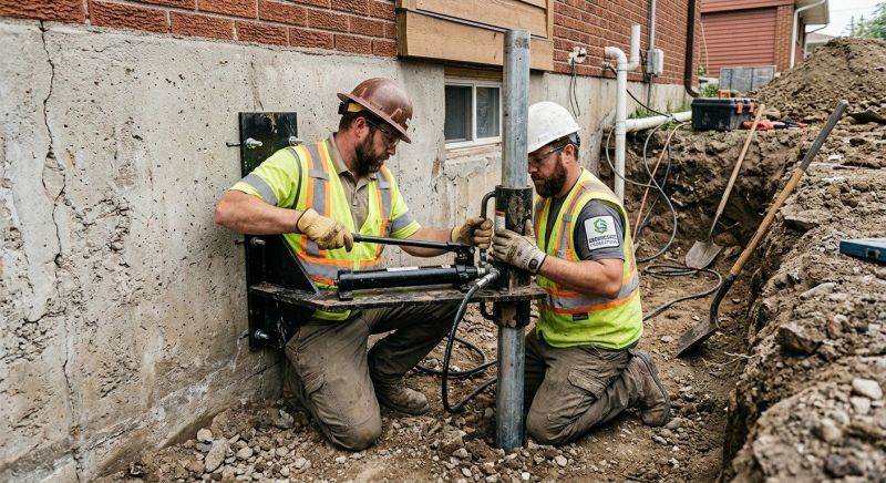 Settling Foundation Service in Norwich, CT