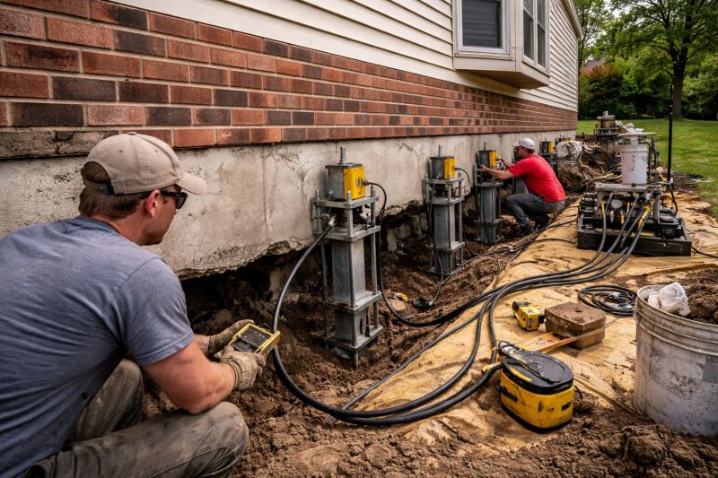 Settling Foundation Service in Plainfield, CT