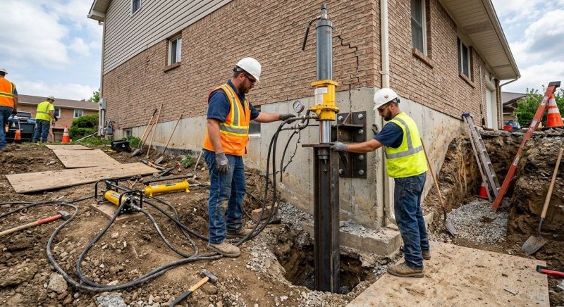 Settling Foundation Service in Pomfret Center, CT