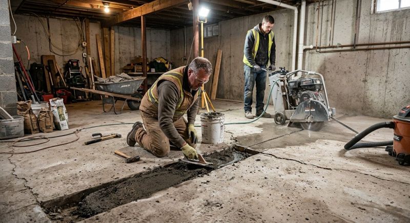 Slab Foundation Repair in Norwich, CT