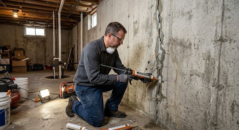 Structural Crack Repair in Norwich, CT