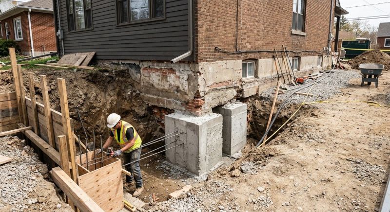 Structural Underpinning in Norwich, CT