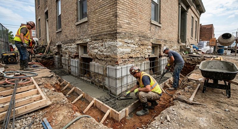 Structural Underpinning in Norwich, CT